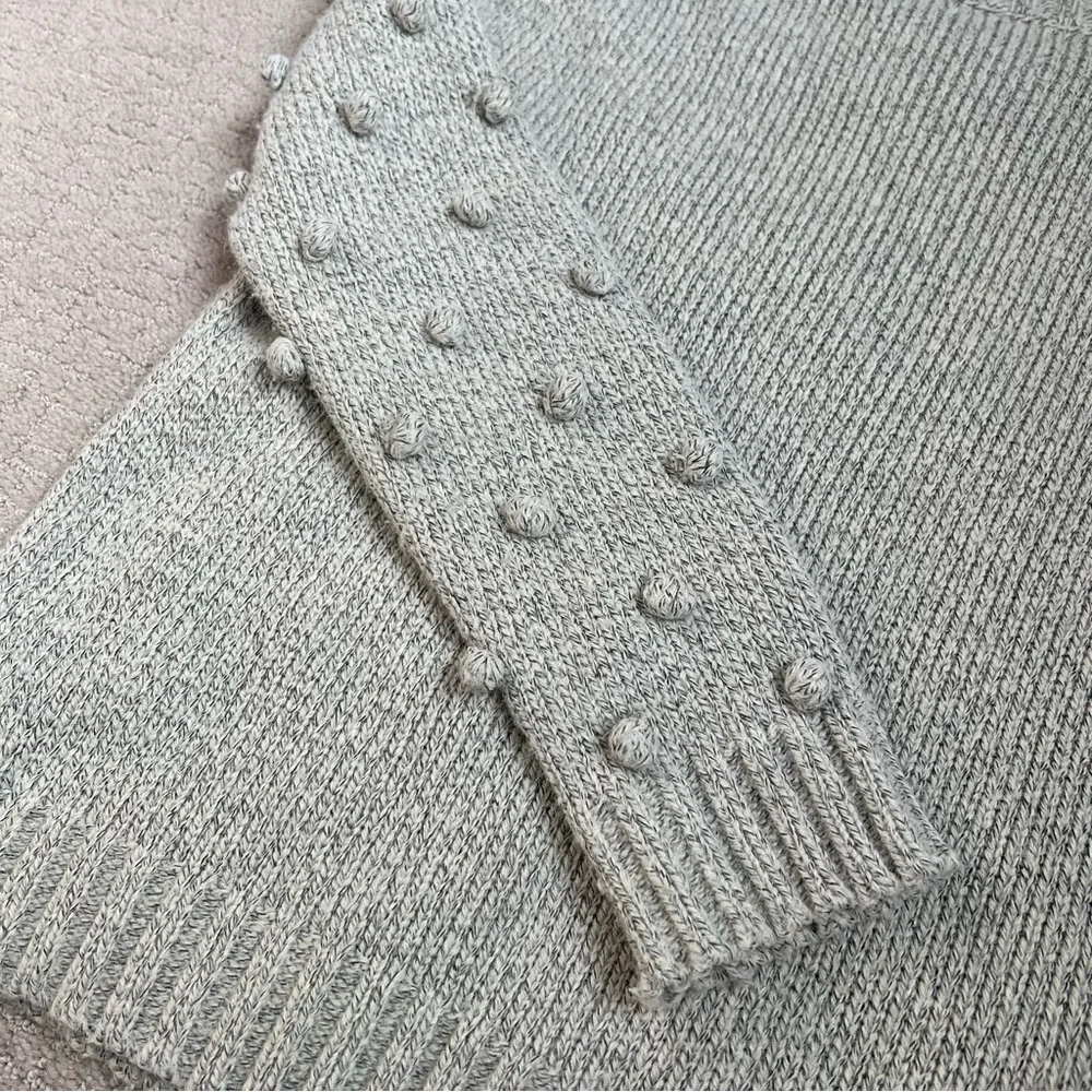 All:Row Chunky Knit Pom Pom Sweater